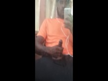 masturbándose fuera