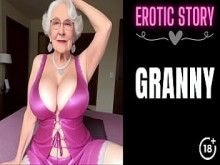 Granny Story & RSQB; Trío con una abuela caliente Parte 1