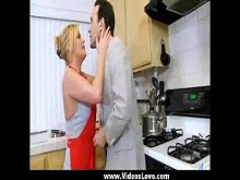 Hardcore maduro milf en la cocina