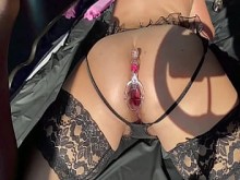 Big Ass Pawg Anal Speculum. Estiramiento anal de gilipollas abiertos.