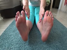 ¡inclínate a las grandes piernas femeninas!