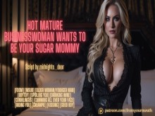 Empresaria madura y caliente quiere ser tu sugar mommy ❘ ASMR Audio Roleplay