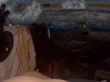 Diversión con Butt Plug en Van.