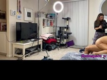 Sophia West: sesión de sexo filmada por la esposa de una puta de grandes tetas