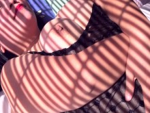 ABRIENDO MI COÑO Y CULO AL SOL MADRASTRA ASIÁTICA MADURA