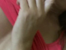 Varios momentos muy excitantes de una preciosa madrastra de 58 años recibiendo felizmente grandes corridas