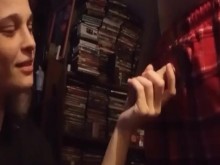 TRAVIESO Caliente MILF FUMAR mientras la garganta FOLLANDO MI POLLA