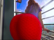Le di una polla a una madura madura de grandes tetas en su culo apretado