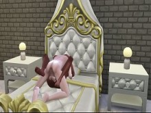 Sexo con chica negra caliente. Los Sims 4